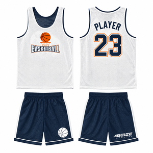 Ensemble d'uniformes de basketball personnalisés par sublimation Elite Pro – <span class=keywords><strong>Maillot</strong></span> et short respirants pour équipes d'enfants – <span class=keywords><strong>France</strong></span> – Personnalisable pour clubs d'entraînement – Faible MOQ - Product Image 1