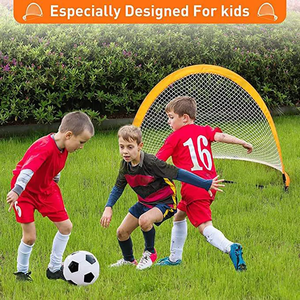 Buts <span class=keywords><strong>de</strong></span> football portables, durables, mini, pliables et autoportants avec cadre en fibre <span class=keywords><strong>de</strong></span> carbone pour l'entraînement <span class=keywords><strong>de</strong></span> football en extérieur des enfants - Product Image 6