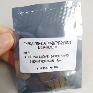 EU TNP50 TNP51 TNP80 TNP79 TNP81 IUP23 โทนเนอร์ชิปสำหรับโคนิก้า มินอลต้า บิซฮับ C3300i C4000i C3320i C3350i <span class=keywords><strong>C4050i</strong></span> - Product Image 1