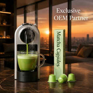 Cápsulas de Matcha Premium para la Salud Cognitiva, Compatibles con Máquinas Nespresso, Favorecen la Concentración, Suministro de Cápsulas de Té Orgánico - Product Image 2