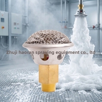 Tête de sprinkler incendie Haoran à aspiration d'air, type fermé/ouvert, double usage eau-mousse, buse à mousse à faible expansion, en laiton