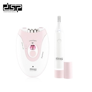 Depiladora Eléctrica Profesional Dsp para Mujer, 2 en 1, Afeitadora con Lima para Pies y Dispositivo de Depilación para Axilas y Piernas - Product Image 4
