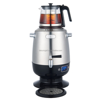 Bouilloires électriques turques en acier inoxydable 2200W, 3500ML, avec théière