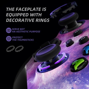 EXtremeRate Anti slip Rubberized <b>Grips</b> Replacement Faceplate Shell for Xbox Series X S <b>Controller</b> - Product Image 5