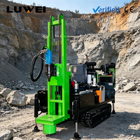 Foreuse DTH pour roche dure, petite foreuse DTH adaptable avec compresseur d'air puissant pour les travaux de dynamitage en exploitation en ciel ouvert