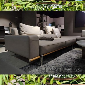 Sofá moderno de cuero de Dubái para Casa, mueble italiano para sala de estar - Product Image 3