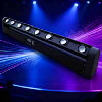 UNOXINE 8 yeux 8x12W Lumière de faisceau araignée RGBW |   Laser rotatif à tête mobile pleine couleur pour discothèque et spectacle événementiel