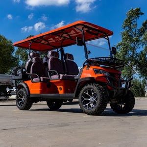 Voiturette de golf 6 places d'usine avec batterie au plomb ou au lithium, pneus entièrement équipés, plusieurs sièges disponibles, capacité 6 places pour F - Product Image 3
