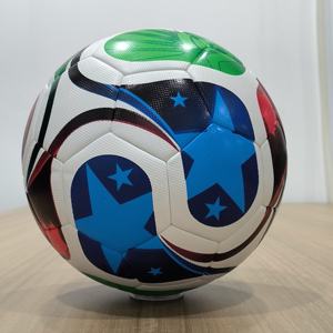 Ballon de football de haute qualité en gros, logo personnalisé, taille 5, en PU thermocollé - Product Image 4