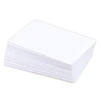 Tarjeta NFC de plástico en blanco de muestra gratis, tarjeta de tarjetas de visita NFC inteligente personalizada de 13,56 Mhz
