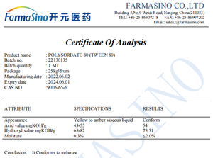 Độ Tinh Khiết Cao Tween <span class=keywords><strong>80</strong></span> Cas 9005-65-6 Chất Lỏng <span class=keywords><strong>Polysorbate</strong></span> <span class=keywords><strong>80</strong></span> Cấp Thực Phẩm - Product Image 4