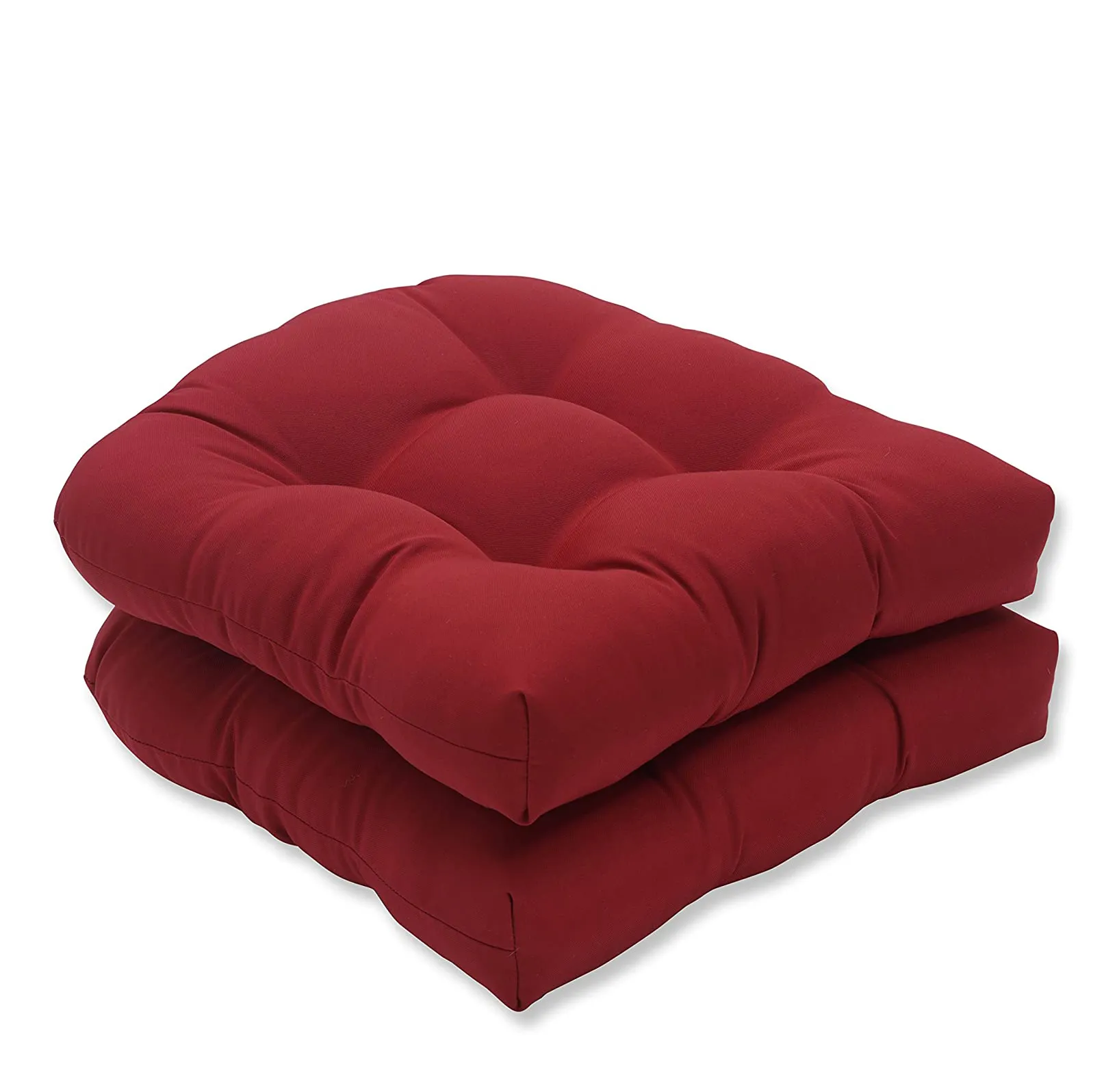 High Quality Thick Outdoor Garden Seat Red Waterproof Patio Chair Cushions
