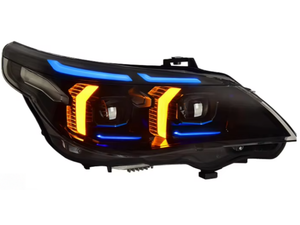 Auto-y coche Led faro para <span class=keywords><strong>BMW</strong></span> E60 faro 2003-2009 <span class=keywords><strong>523i</strong></span> 530i modificado Angel Eye LED faros para <span class=keywords><strong>BMW</strong></span> E60 accesorios de coche - Product Image 3