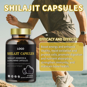 Tinh Khiết Himalaya Hữu Cơ Biển Moss Vàng shilajit Viên Nang Sư Tử Mane shilajit Chăm Sóc Sức Khỏe Bổ Sung Cho Người Lớn - Product Image 3