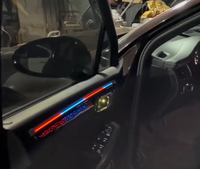 Cardoo para Porsche Macan 2014-2017, Luz Ambiental Dinámica de 64 Colores, Estilo Estrellado, Accesorios de Iluminación Ambiental Interior para Automóvil