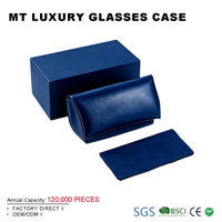 Boîte à lunettes de soleil en carton noir personnalisée MT 2026, élégante, avec ensemble d'emballage de luxe pour lunettes et logo personnalisé