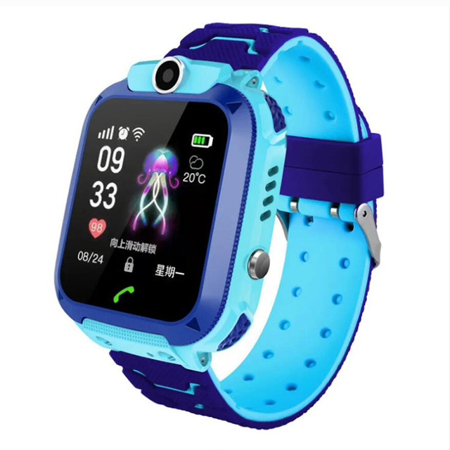 SOS GPS Tracker Smart Watch SIM Card Phone Photo Function Smart Watch Waterproof Bluetooth Smart Watch for Children