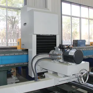 H Beam Cutting Machine CNC Metal I Beam Profile Processing Line Flame Plasma Cut Machine H Beam Coping Machine For Steel Structure