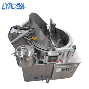 Nouvelle friteuse électrique industrielle entièrement automatique à température constante avec filtre à huile sous vide, idéale pour la friture de snacks aux cacahuètes. - Product Image 1