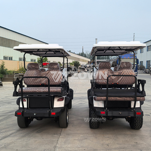 Voiture de golf électrique de haute qualité, blanche, 6 places, pour la chasse, prix de gros disponibles, batterie au lithium, moteur 7KW - Product Image 5