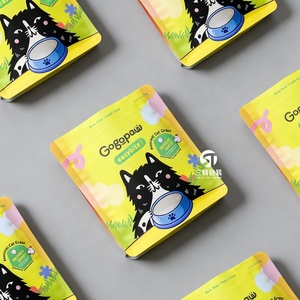 ถุงฟอยล์อลูมิเนียมไมลาร์ปิดผนึกด้วยความร้อน ความแข็งแรงสูง เกรดอาหาร ผลิตจากเรซิน PET สำหรับบรรจุภัณฑ์อาหารสัตว์เลี้ยง แบบก้นแบน สำหรับอาหารสุนัข ขนาดตามสั่ง - Product Image 5