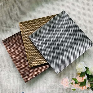 3 couleurs double placage différentes textures assiettes carrées artisanat fruits <span class=keywords><strong>plat</strong></span> bol plateau décoratif chargeur assiette pour la maison - Product Image 2