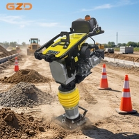 Compacteur vibrant à essence GZD haute efficacité 5,5 CV 6,5 CV 7 CV 75 kg pour la construction industrielle