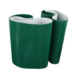 Yeşil Hafif PVC Parlak Konveyör Bant Rulosu 10 Metre Uzunluğunda Üretim Hattı Aksesuarı Ayarlanabilir Hızlı Kauçuk Malzeme - Product Image 4