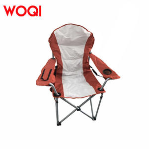 Silla Plegable Woqi de Tela Oxford 54X54X108, Silla de Jardín Portátil con Reposabrazos, Diseño Contemporáneo - Product Image 3
