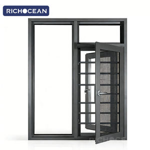 Fenêtres à battants en aluminium modernes RICHOCEAN, coupe-vent, double vitrage, avec garde-corps <span class=keywords><strong>de</strong></span> sécurité - Product Image 2