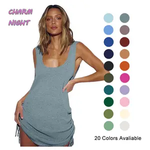 女性针织钩针沙滩装女性夏季沙滩装20种颜色可选