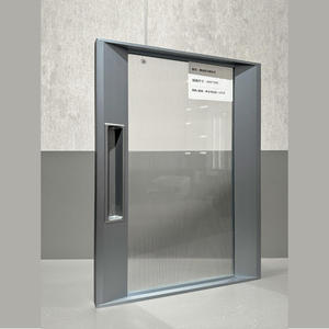 Portes de placard coulissantes ZYTH <span class=keywords><strong>Bologna</strong></span> avec poignée intégrée, cadre en aluminium moderne, verre trempé, pour chambre d'hôtel/villa, armoire intérieure - Product Image 1
