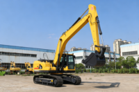 Nouvelle pelle sur chenilles CE de 21 tonnes, faible consommation de carburant, compacte, forte force de creusement, machine de terrassement moyenne