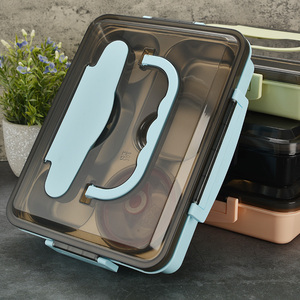 Fiambrera ecológica de 3 capas para niños, contenedor a prueba de fugas, almacenamiento de alimentos para la escuela y Camping - Product Image 3