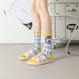 Calcetines de Algodón Personalizados con Dibujos Animados para Mujer y Hombre, Otoño Invierno, Medias a Media Pantorrilla, Lindos Calcetines de Jacquard a la Moda para Parejas, Venta al Por Mayor - Product Image 2