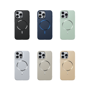 Coque <span class=keywords><strong>PC</strong></span> ultra-mince pour iPhone 17 Pro Max finition peinture métallisée avec aimants intégrés quantité minimale de commande 20 emballage de sac d'opp d'<span class=keywords><strong>achat</strong></span> en vrac - Product Image 1