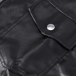 Chaleco de Cuero de Diseño Único y Alta Calidad para Hombre, Transpirable, Cómodo, MOQ Bajo, Chaleco sin Mangas Hecho de Cuero - Product Image 5