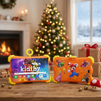 Tablet Anak 7 Inch Murah Laris Manis, Hadiah Natal, Android 12 MTK Quad Core, Layar Kapasitif, Hiburan Anak