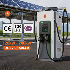 Estación de carga comercial para vehículos eléctricos Custom CPO Branding Starcharge Titan V5 UL CE 750x720mm, minimiza el espacio ocupado y tiene una larga vida útil. - Product Image 1