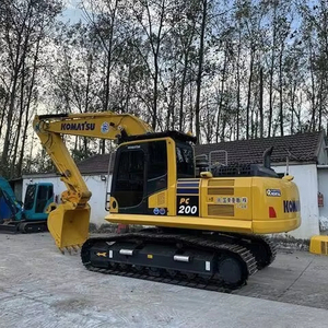 Excavadora de orugas de segunda mano hecha en Japón con componente de motor central, original de 20 toneladas para KOMATSU, excavadora de orugas de segunda mano con motor - Product Image 1