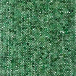Fatingna Natural Smooth <strong>Emerald</strong> Stone <strong>Beads</strong> 2mm 3mm 4mm Green Gemstone Faceted High Quality Fashionable Jewelry Making Material - Product Image 3