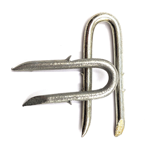 Agrafes de clôture en U, agrafes de clôture en fil barbelé zinguées, vente en gros - Product Image 5