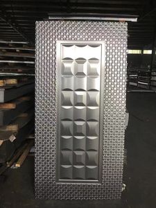ABYAT Famoso Zinc galvanizado moldeado en relieve Puerta Chapado en la piel Hoja de metal para puertas decorativas - Product Image 2