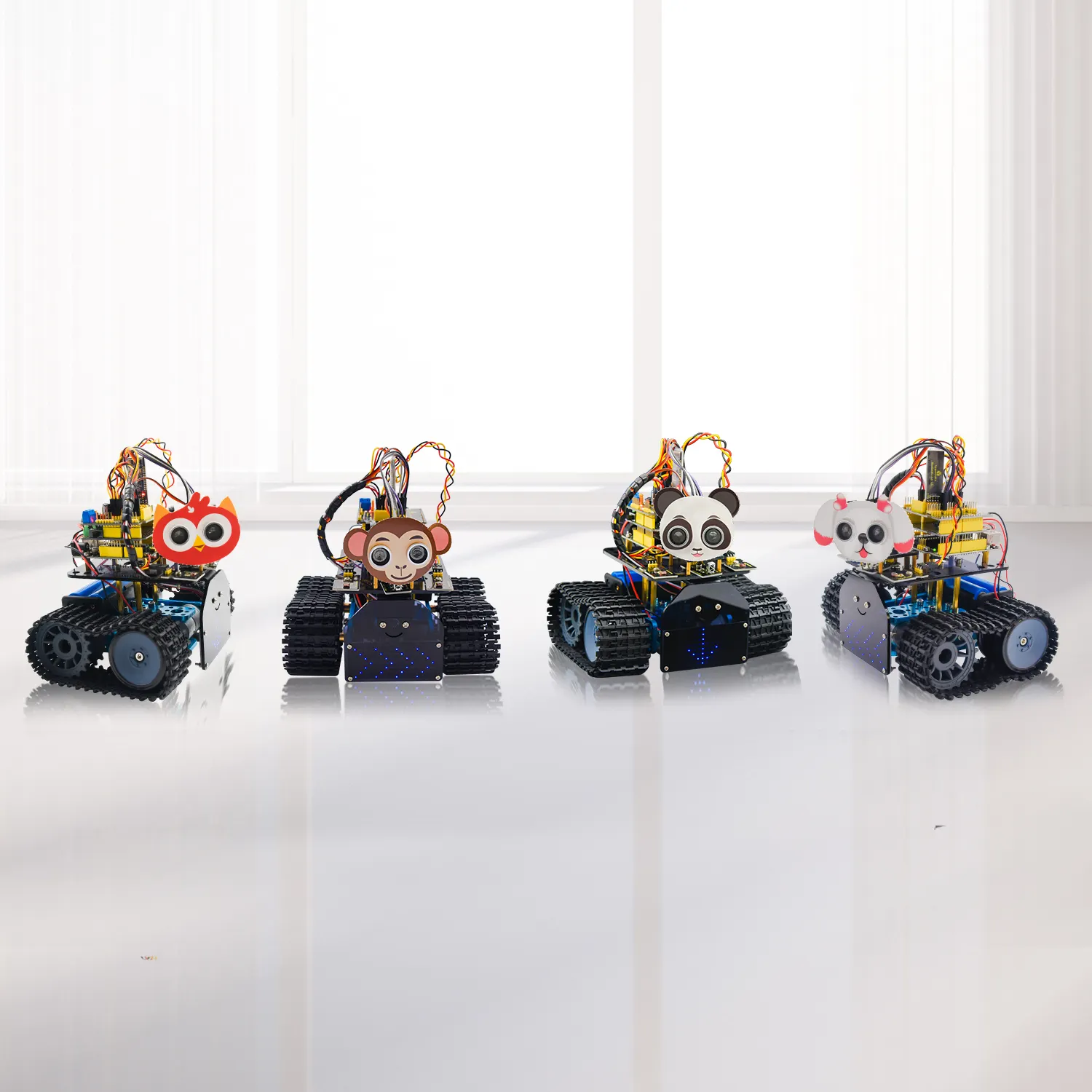 Keyestudio DIY Mini Tank V2.0 Smart BT Robot Car Kit Stem Robot Kit For Arduino