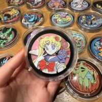 Aimants de réfrigérateur personnalisés en papier découpé 3D, collection de créatures anime pirates, emballage sous blister de haute qualité, décoration intérieure