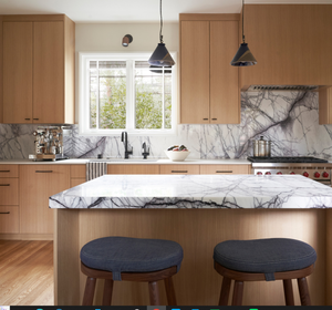 Armoires de cuisine modernes en bois massif et laquées avec style Shaker Armoires de cuisine de luxe avec design 3D - Product Image 3