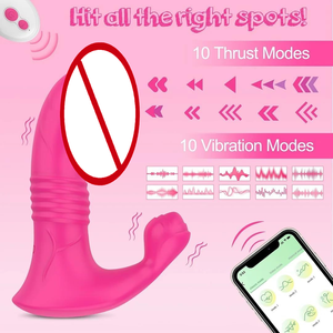 Mesin pijat prostat bergetar aplikasi Anal pria, mesin pijat prostat Stimulator dapat dipakai untuk pria - Product Image 2