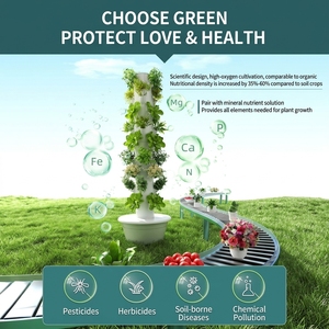 Équipement hydroponique pour légumes avec 45 trous de plantation, pour la culture intérieure à domicile et la culture hors-sol des légumes - Product Image 3