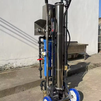 Nouvelle conception, machine de filtration par osmose inverse mobile à poussée manuelle 500L/H, pour le nettoyage des fenêtres extérieures et le lavage des vitres de voiture, garantie 1 an