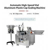 Machine de sertissage de flacons de haute précision, scelleuse automatique de bouchons en aluminium pur pour huiles essentielles